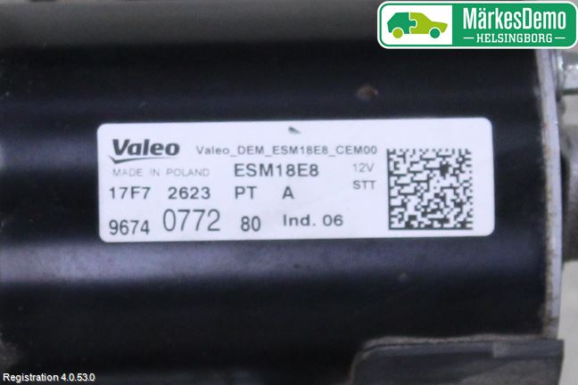 Peugeot 308 14-21 Startmotor