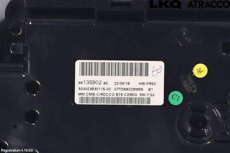 Citroen C4 PICASSO 14-18 Instrument Komb