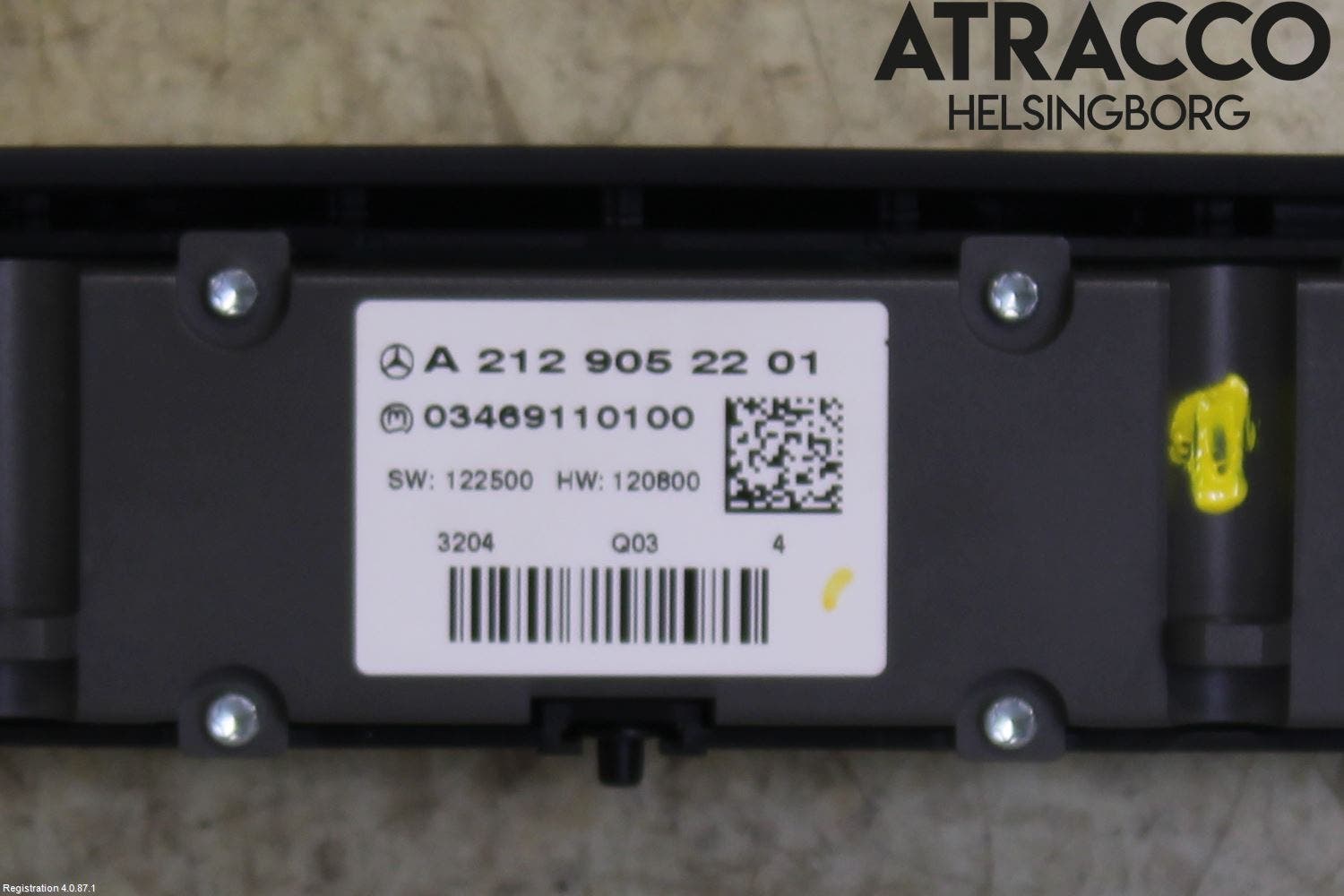 Mercedes-Benz MB E-KLASS (W212) 09-16 Strömställare Multifunktion