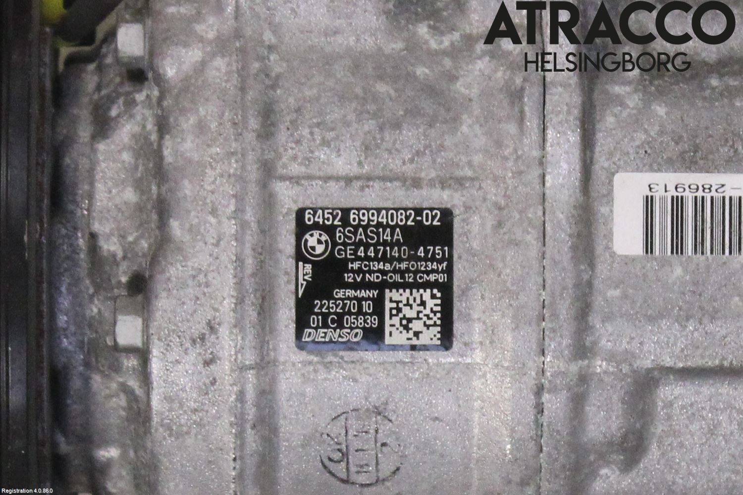 BMW X3 G01 18- Ac Kompressor