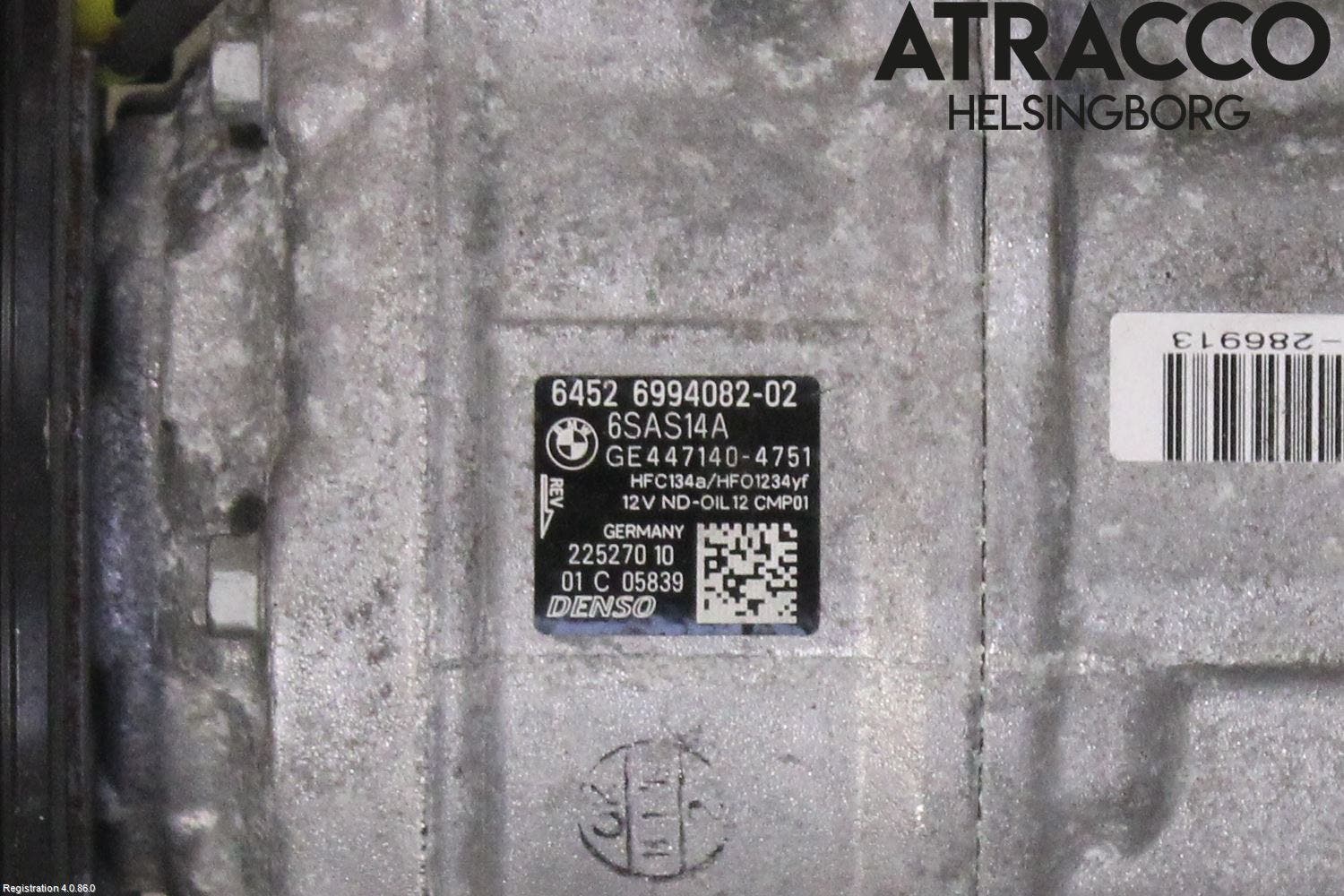 BMW X3 G01 18- Ac Kompressor