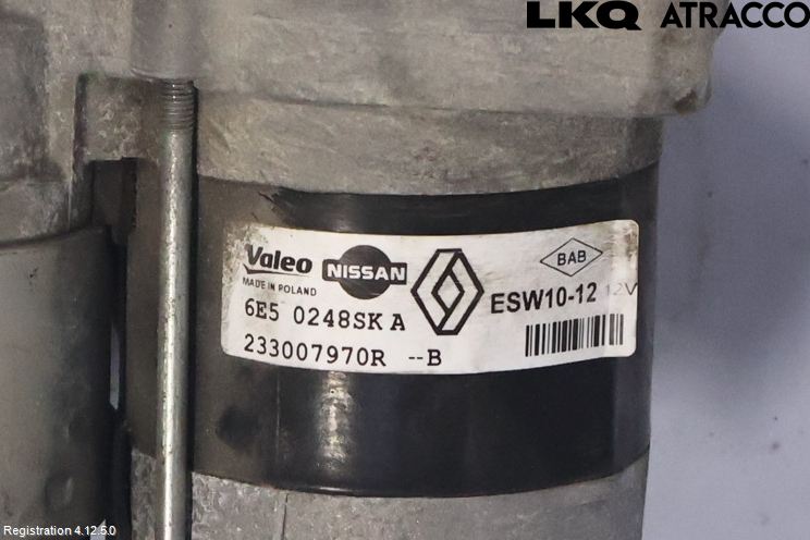 Renault CLIO IV 12-16 Startmotor