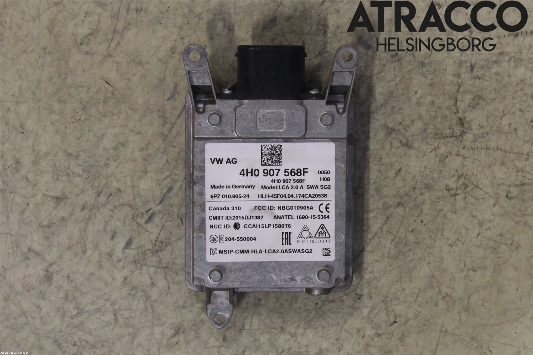 Audi A8/S8 4H 10-17 Sensor Aktivt Kollisionsskydd