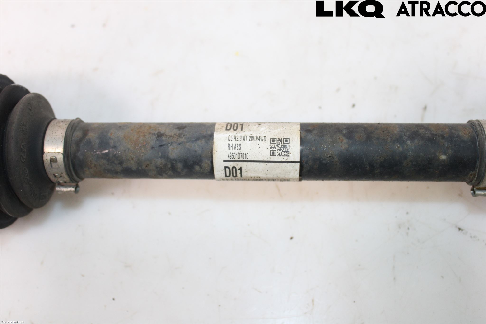 Kia SPORTAGE (QL) 16-21 Drivaxel Fram Höger