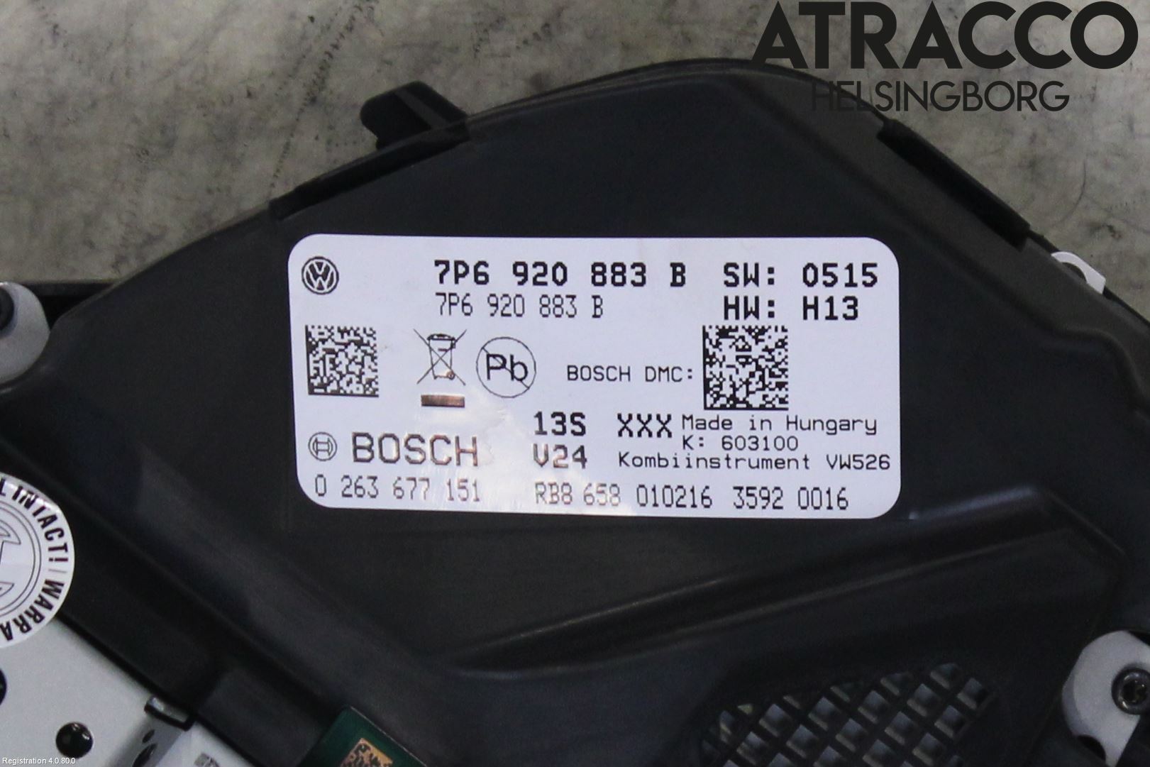Volkswagen VW TOUAREG 7P 11-18 Instrument Komb