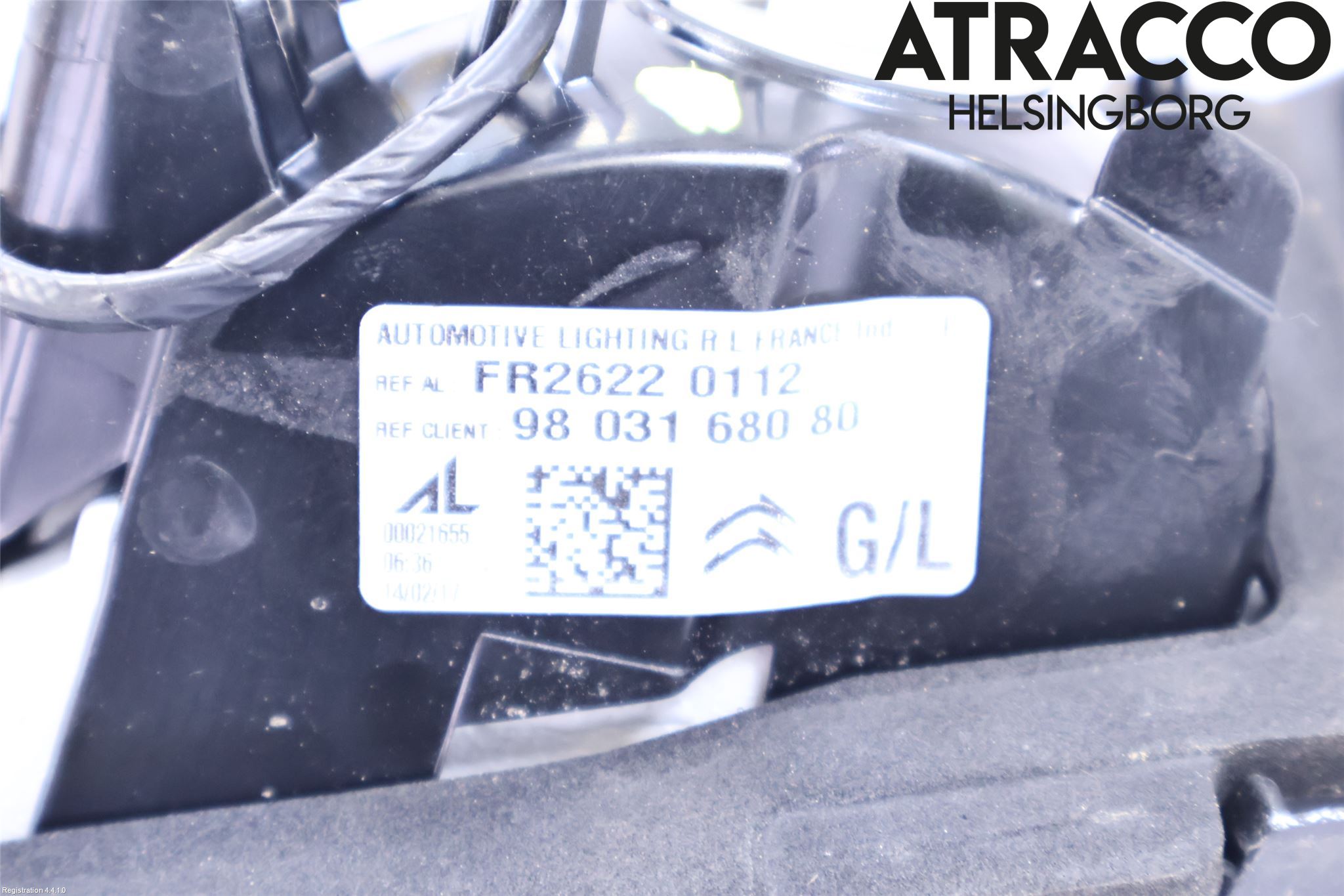 Citroen DS5 Bakljus Lucka Vä