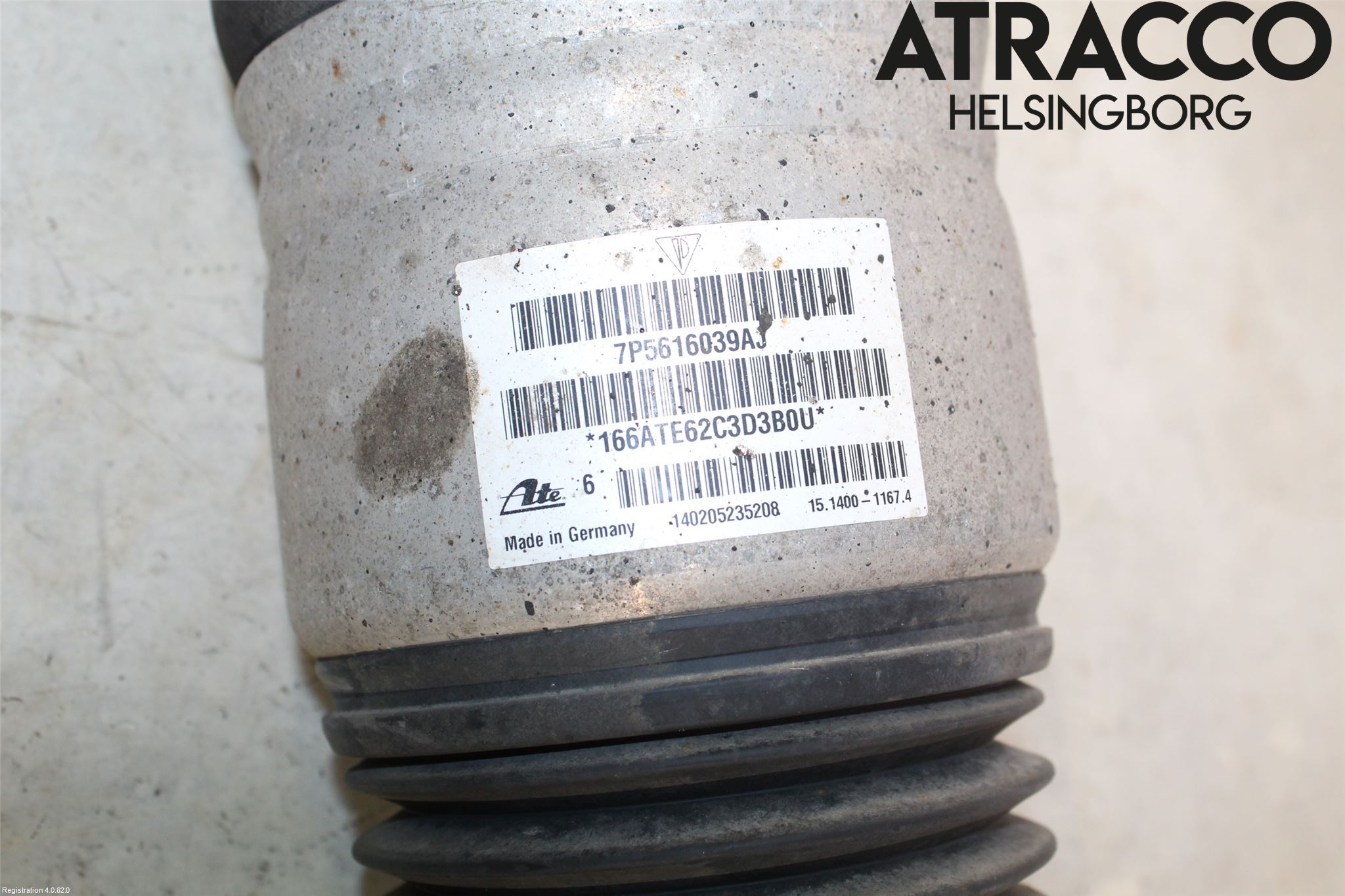 Porsche CAYENNE 03- Fjäderben Fram Vänster