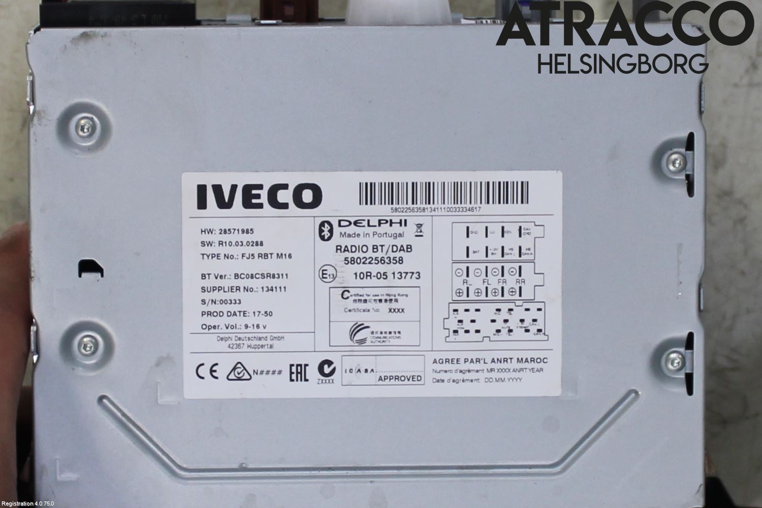 Iveco DAILY 14->> Cd Radio - Multimediapanel