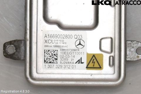 Mercedes-Benz MB ML/GLE-KLASS (W166) 12-18 Styrenhet Strålkastare