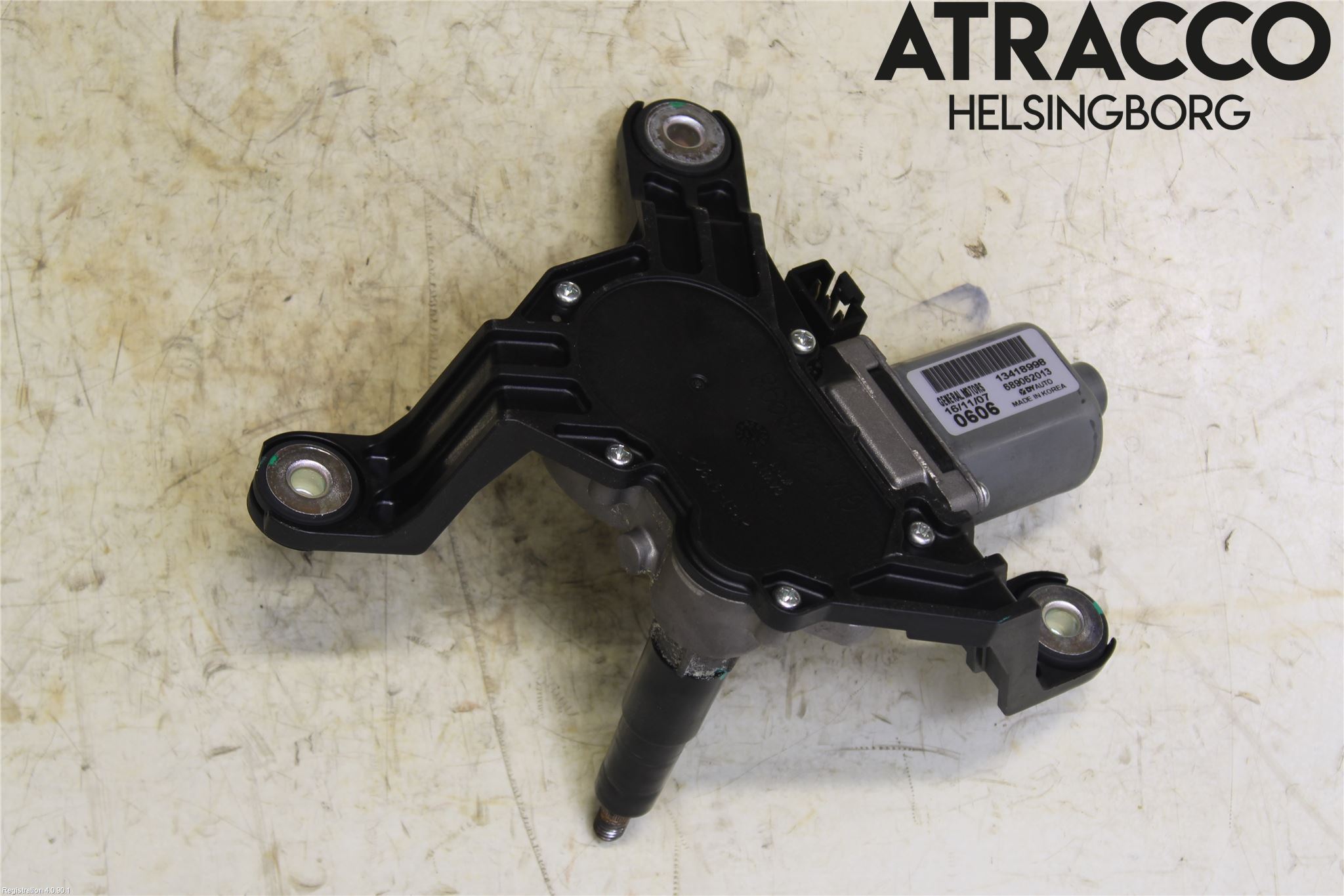 Opel ASTRA K 16-22 Torkarmotor Baklucka