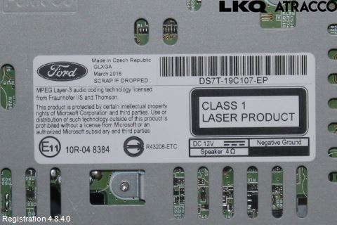 Ford MONDEO 15-22 Cd Radio - Multimediapanel