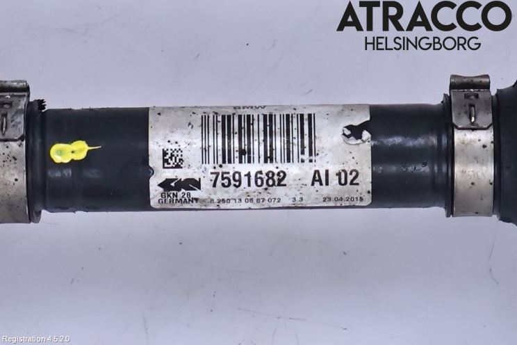 BMW X1 E84 10-15 Drivaxel Fram Höger