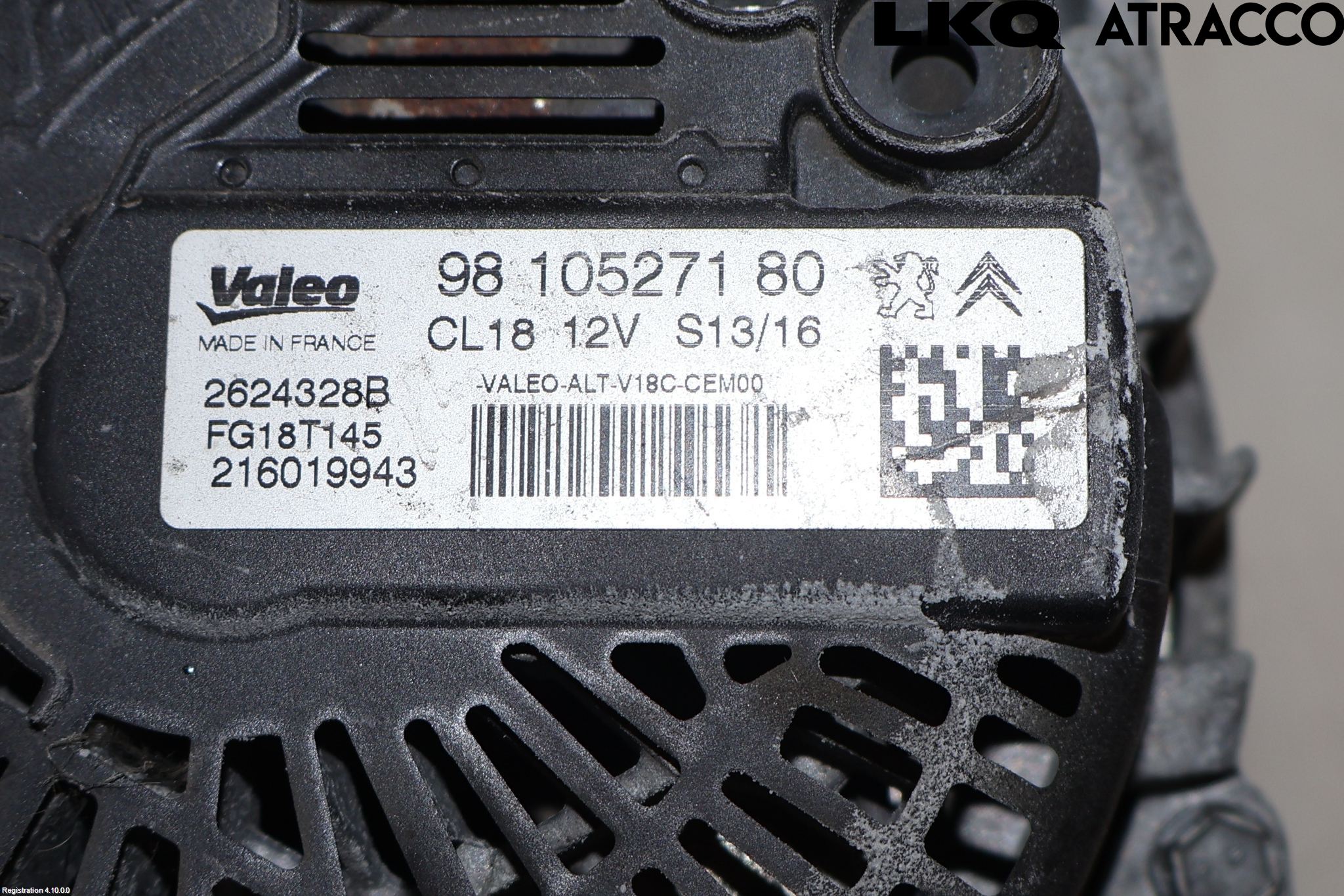 Peugeot PARTNER 16-18 Generator