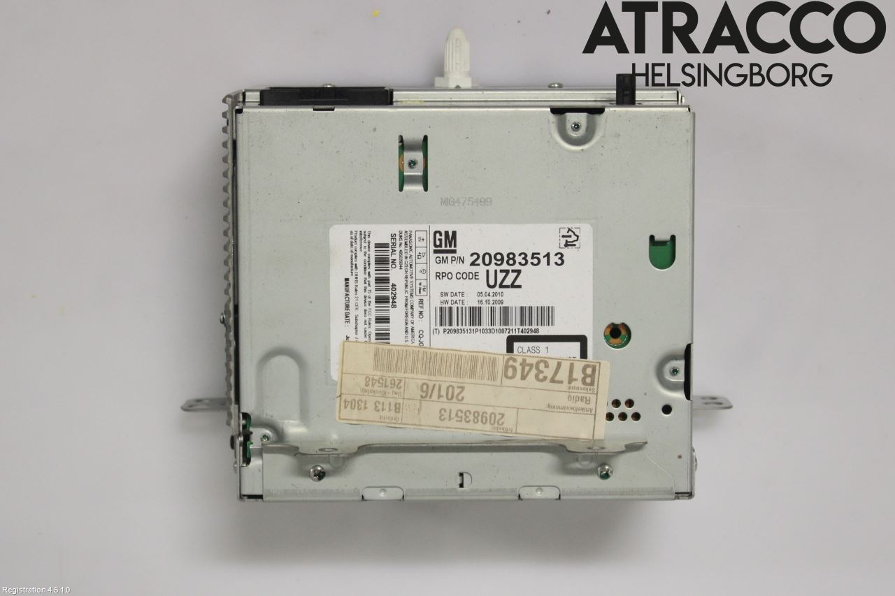 Saab 9-5 10-12 Cd Radio - Multimediapanel