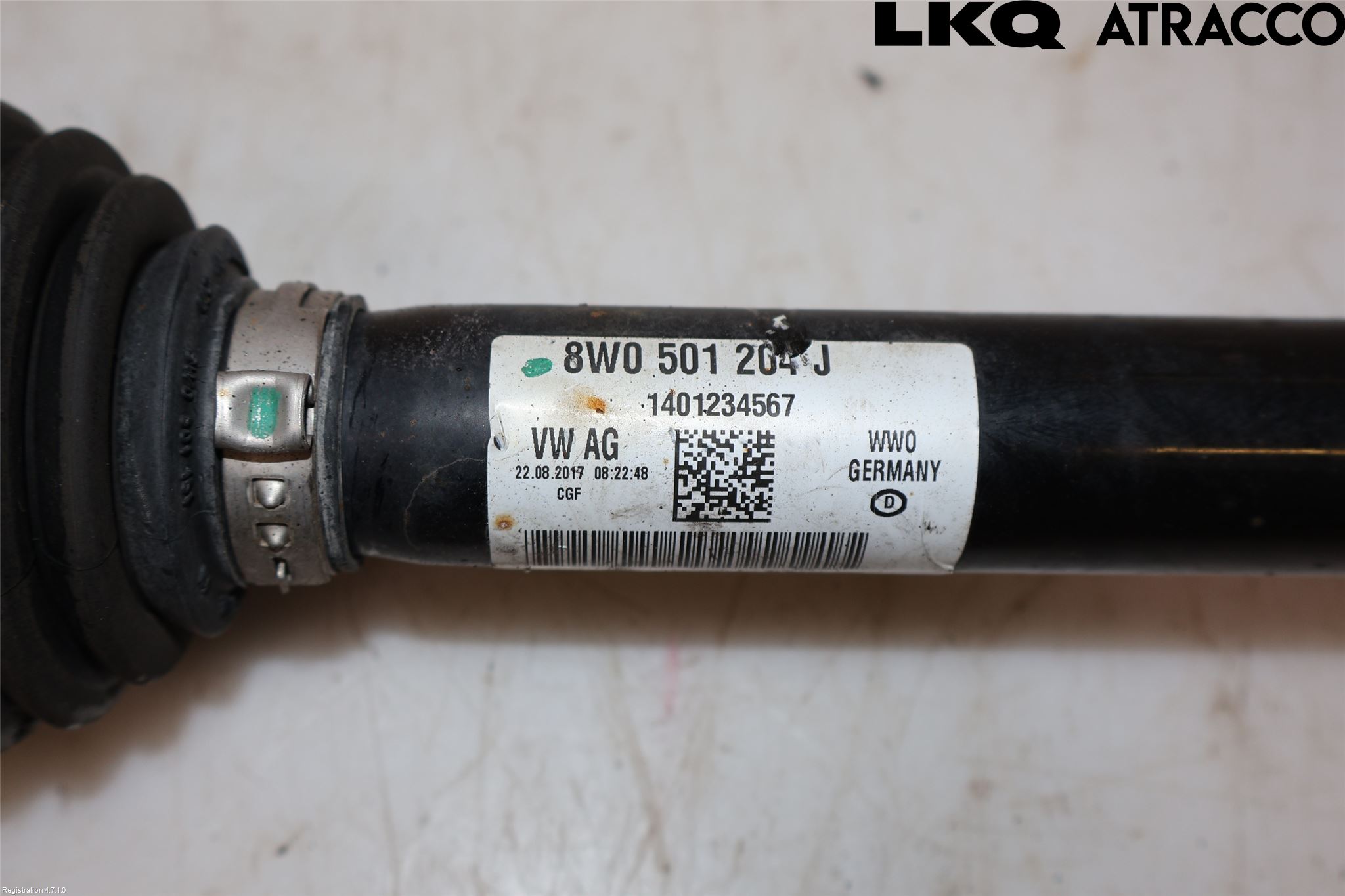 Audi A5 17- Drivaxel Bak Höger