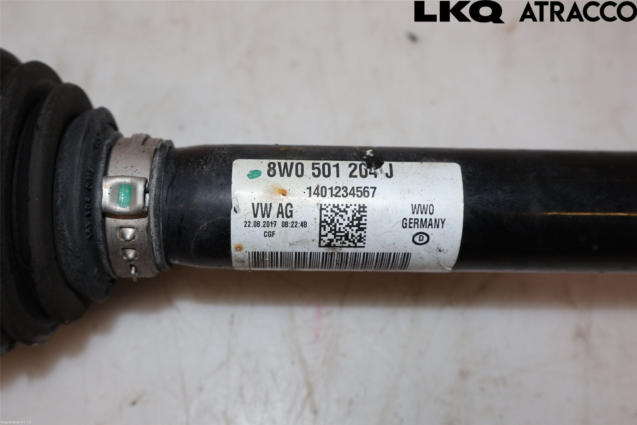 Audi A5 17- Drivaxel Bak Höger