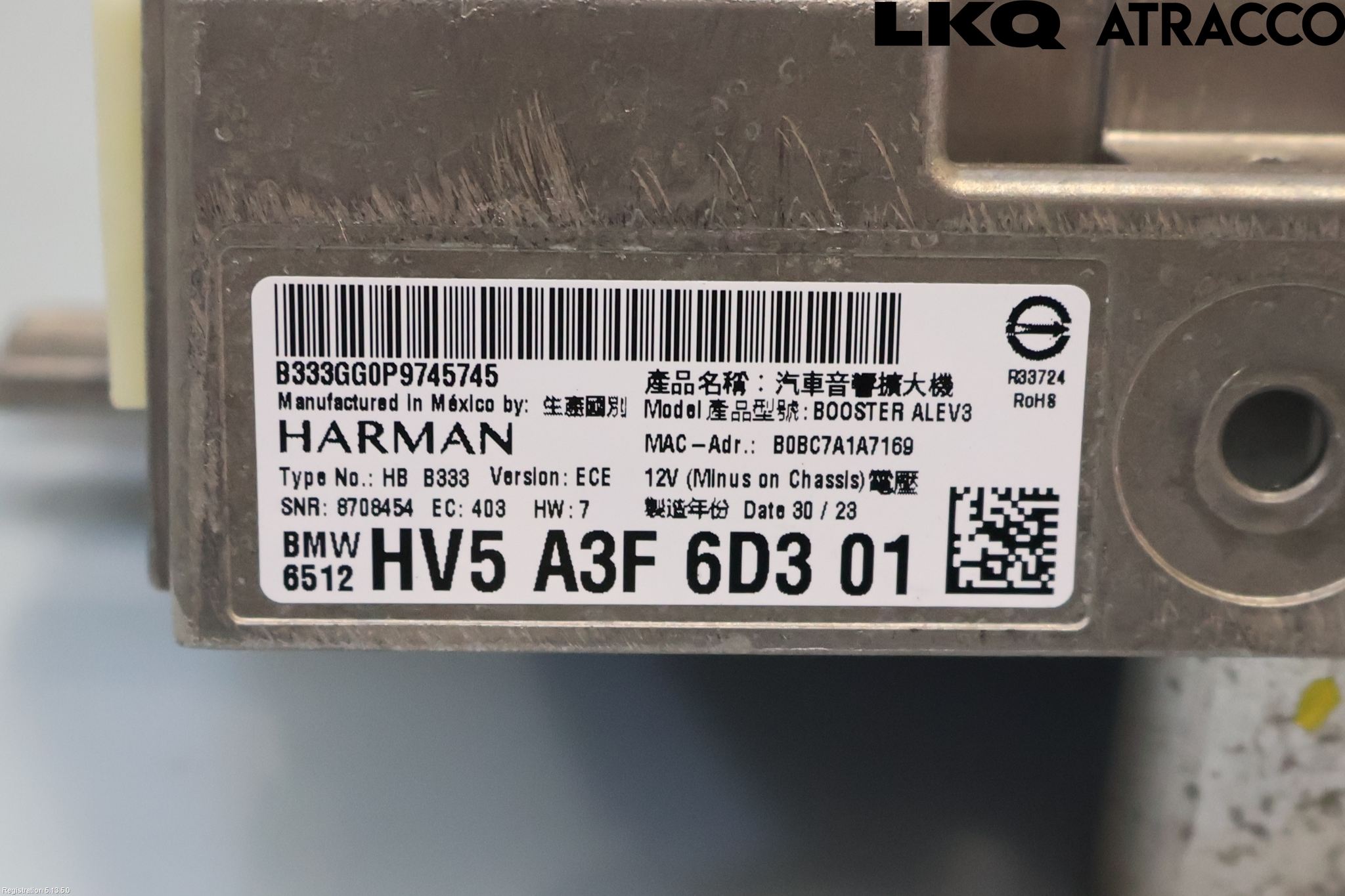 BMW X7 G07 19- Radio-Stereo Förstärkare