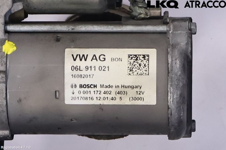 Audi A5 17- Startmotor