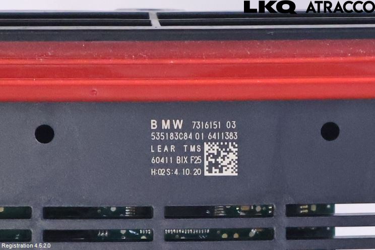 BMW X4 F26 14-18 Styrenhet Strålkastare