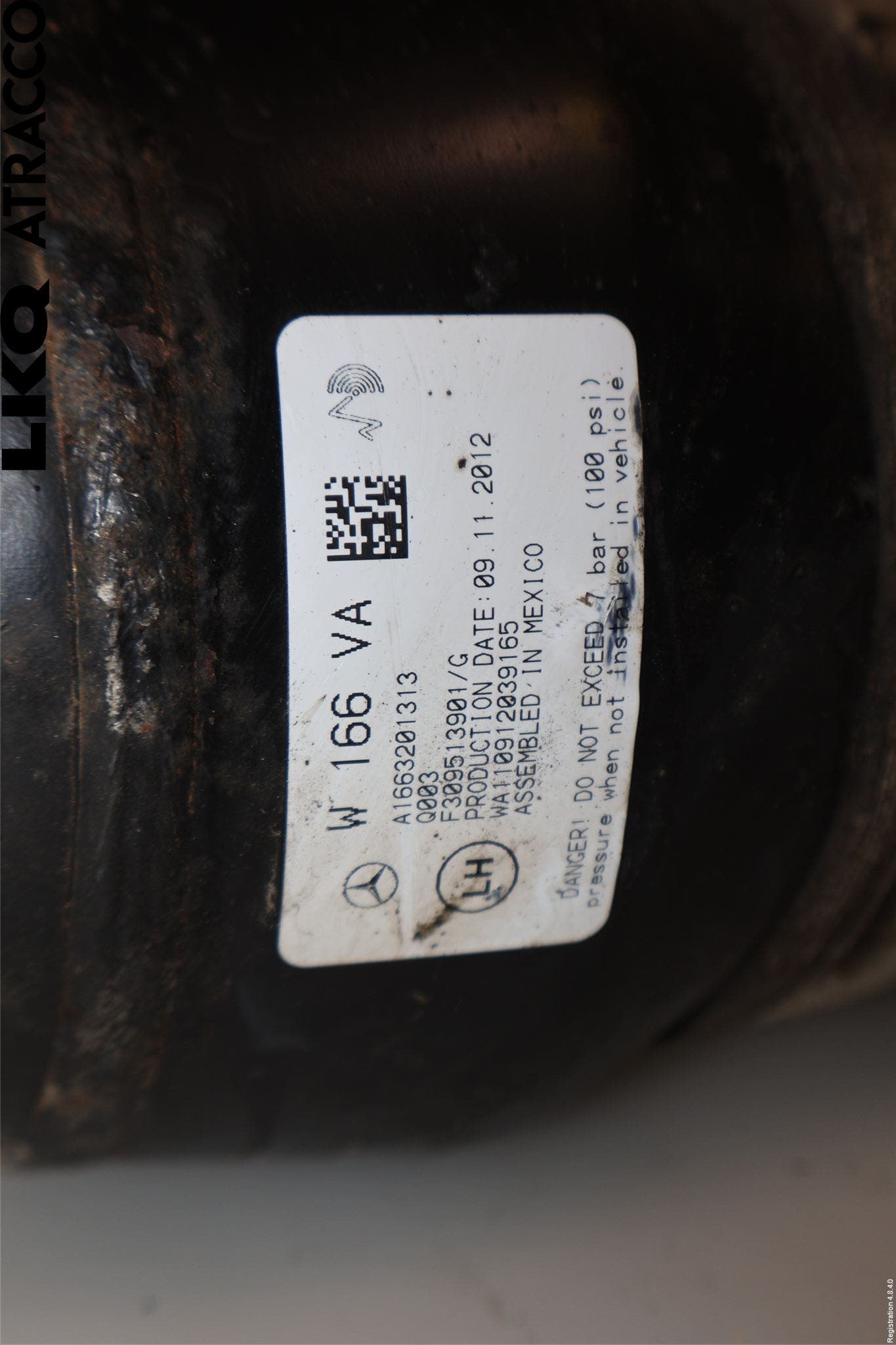 Mercedes-Benz MB ML/GLE-KLASS (W166) 12-18 Fjäderben Fram Vänster