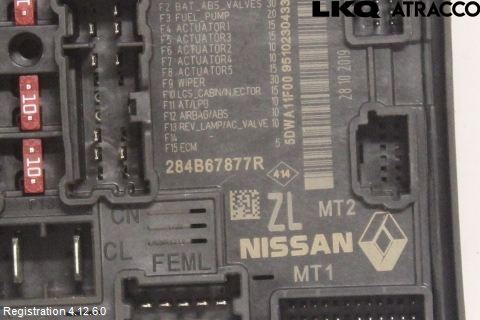 Renault ZOE/E-TECH 13- Säkringsdosa-Elcentral