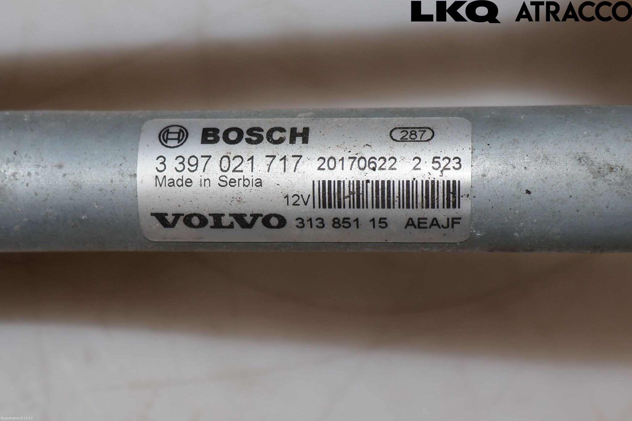 Volvo V90 17->> Torkarmekanism Vindruta