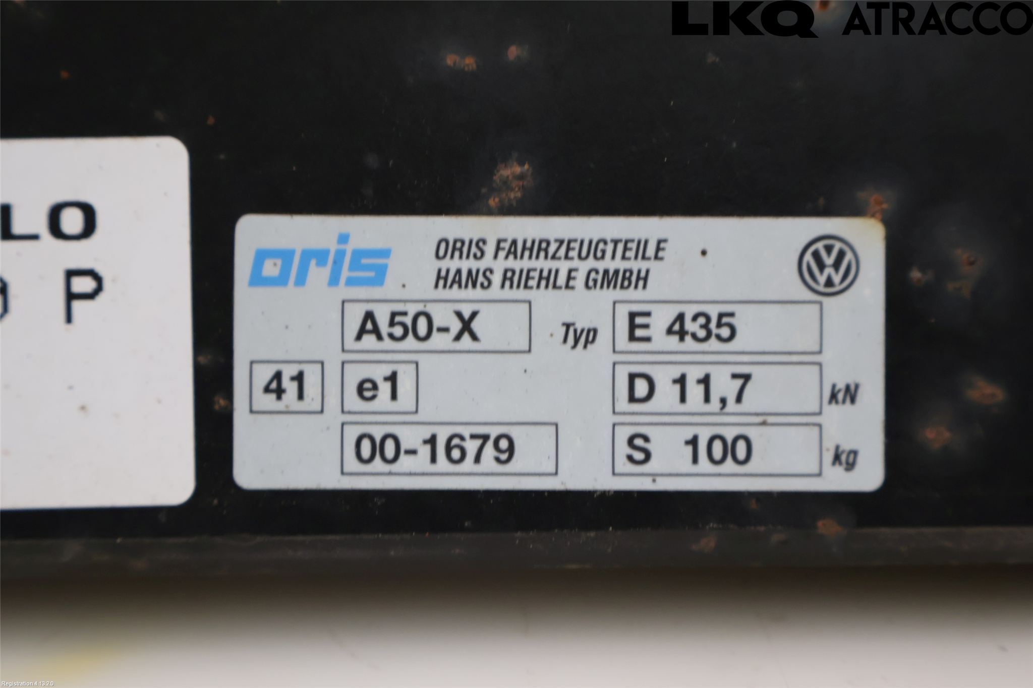Volkswagen VW TIGUAN 07-16 Dragkrok