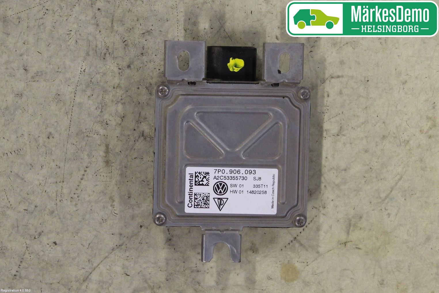 Porsche PANAMERA 09- Styrenhet Bränslepump