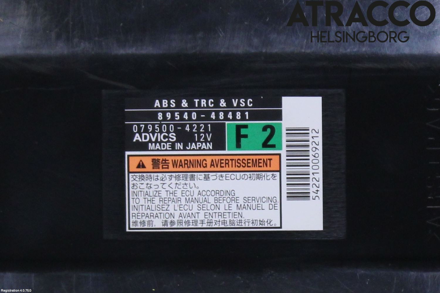 Lexus RX AL20 16-22 Styrenhet Antispinn-Sladd