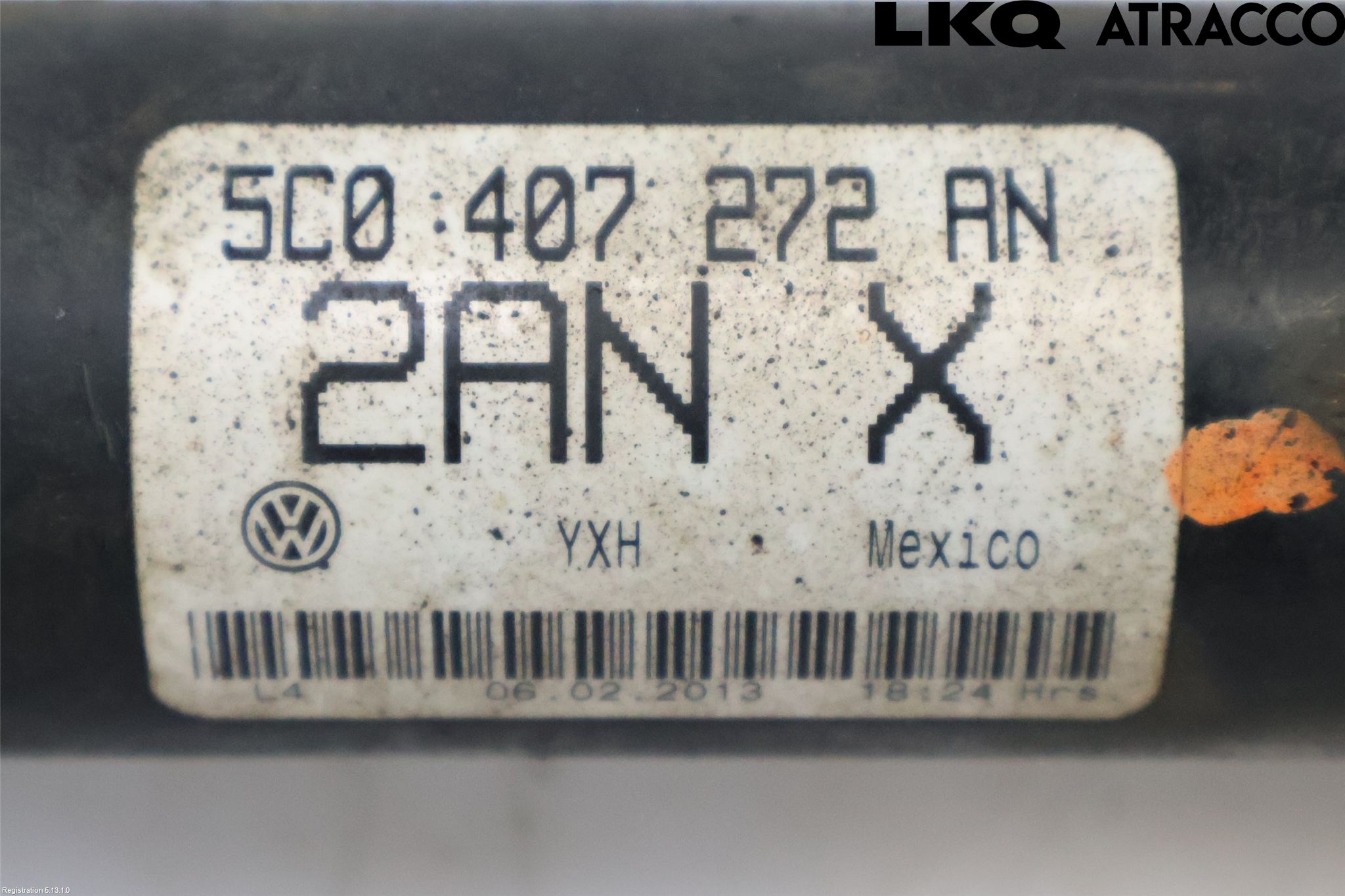 Volkswagen VW BEETLE 12- Drivaxel Fram Höger
