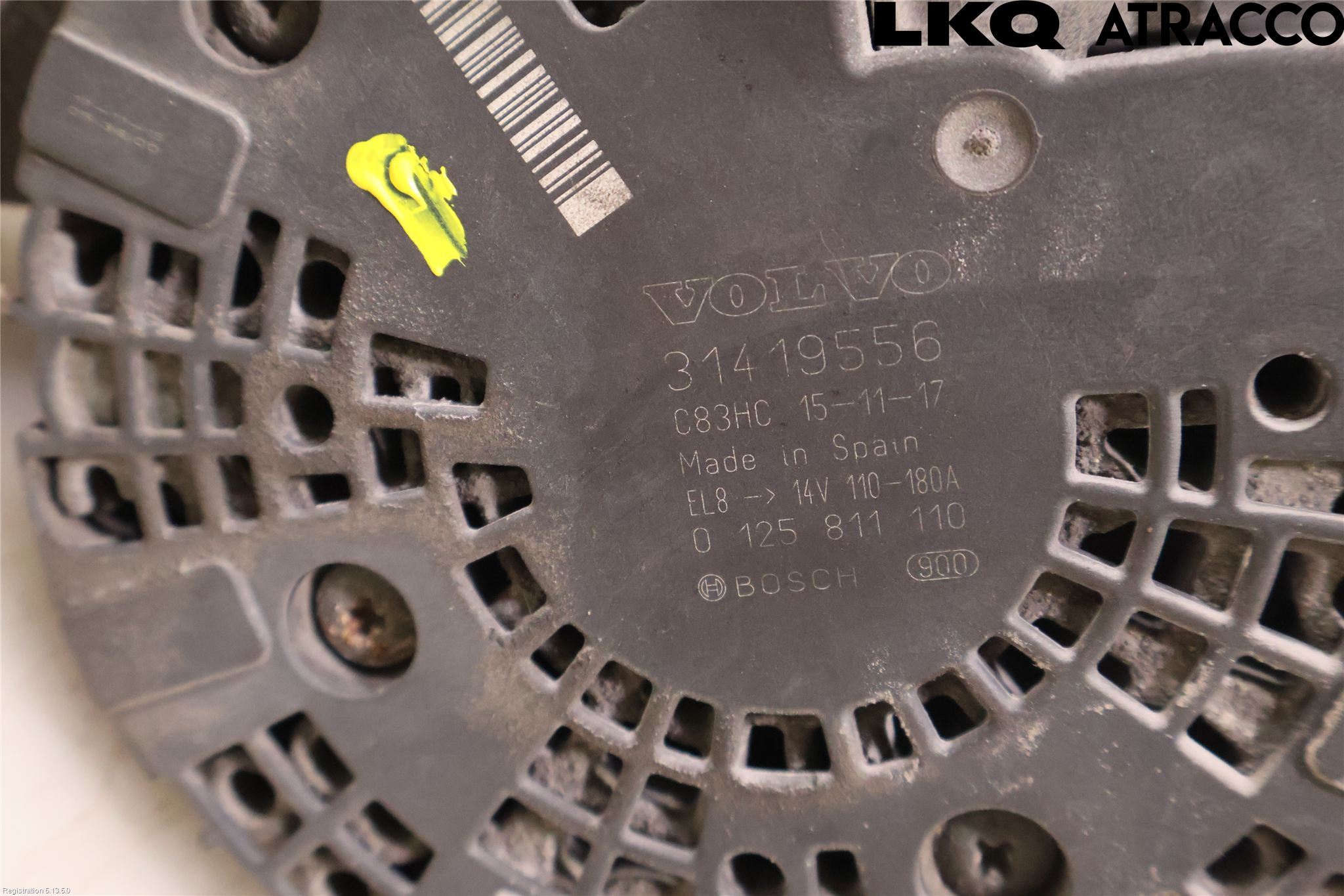 Volvo XC60 14-17 Generator