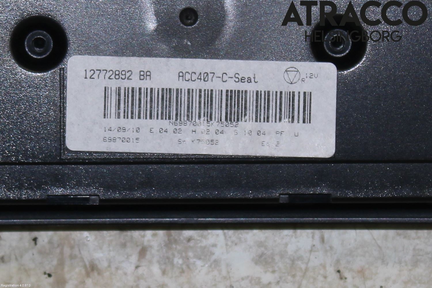 Saab 9-3 VER2/VER3 08-15 Ac Styrenhet Ac Manöveren