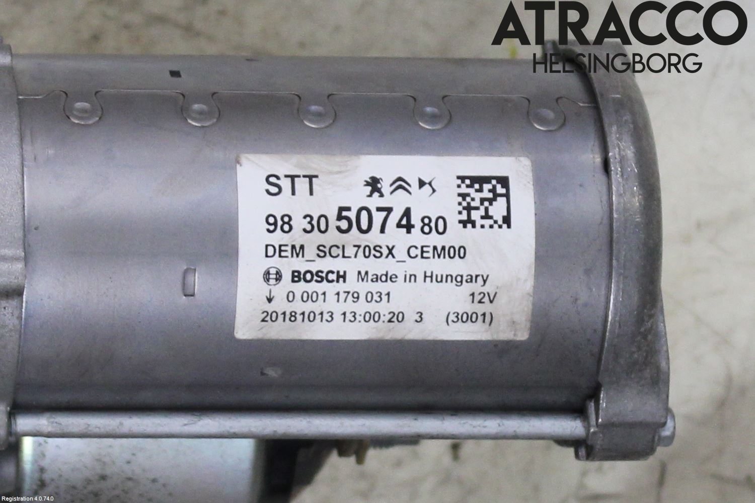 Citroen C4 CACTUS 14-20 Startmotor