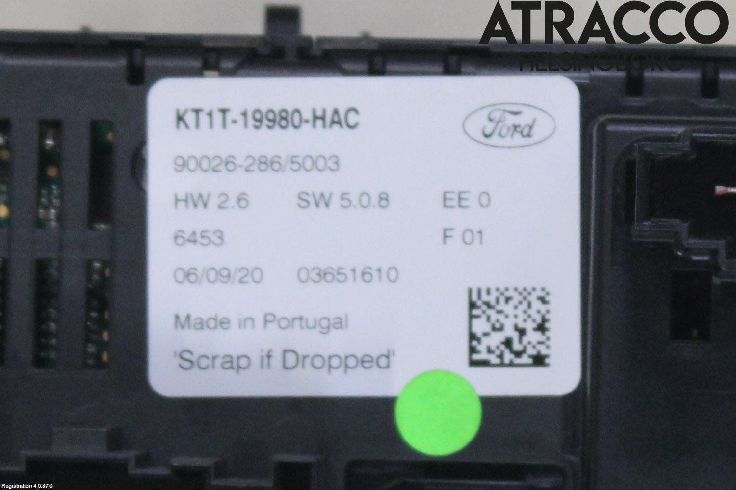 Ford TRANSIT/TOURNEO CONNECT 13-22 Ac Styrenhet Ac Manöveren