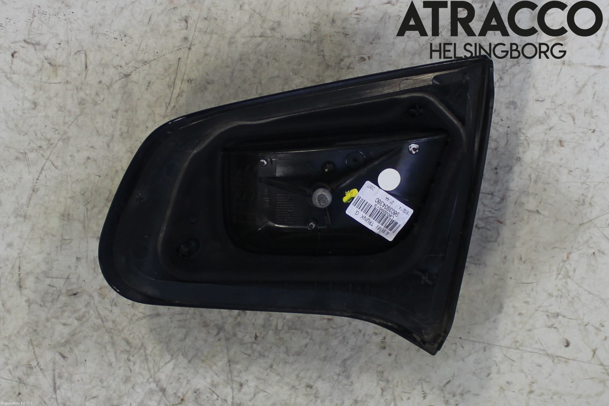 Citroen C3 10-17 Bakljus Lucka Vä