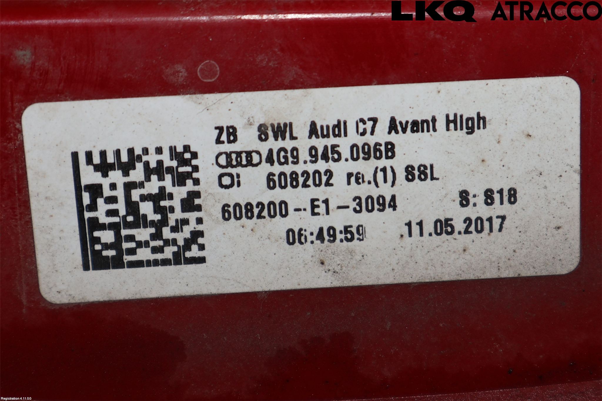 Audi A6 ALLROAD 12-18 Bakljus Höger