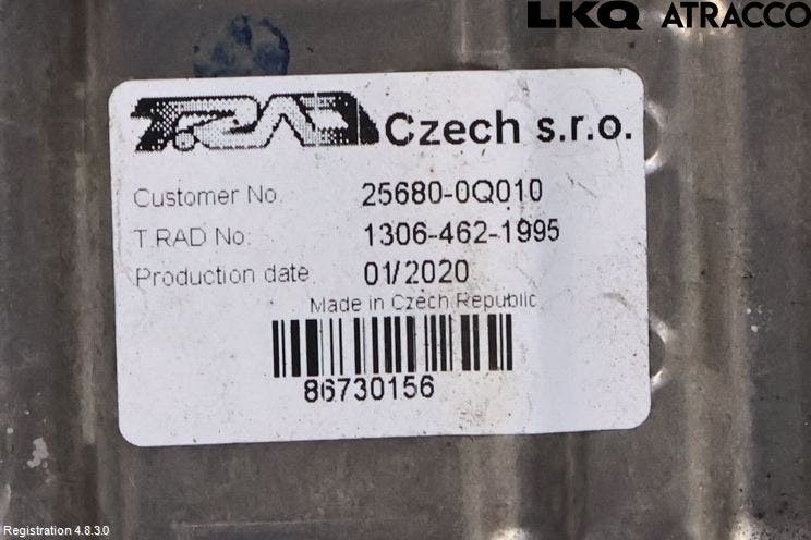 Toyota AYGO 15-21 Avgaskylare