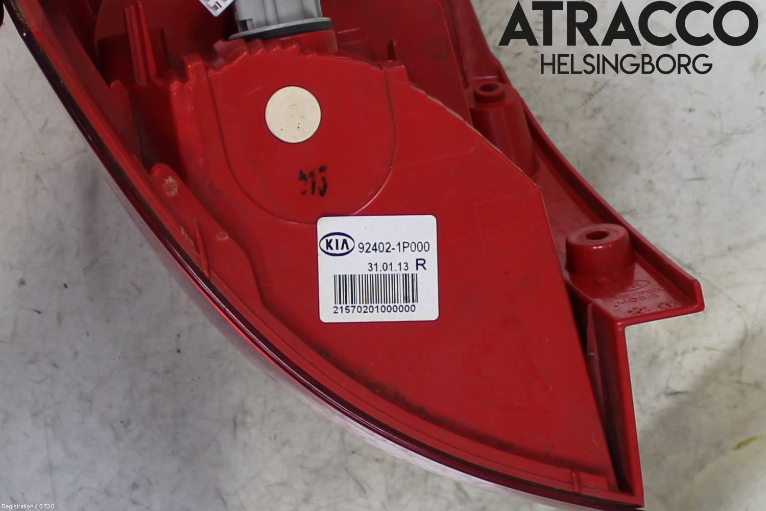 Kia VENGA 10-19 Bakljus Höger