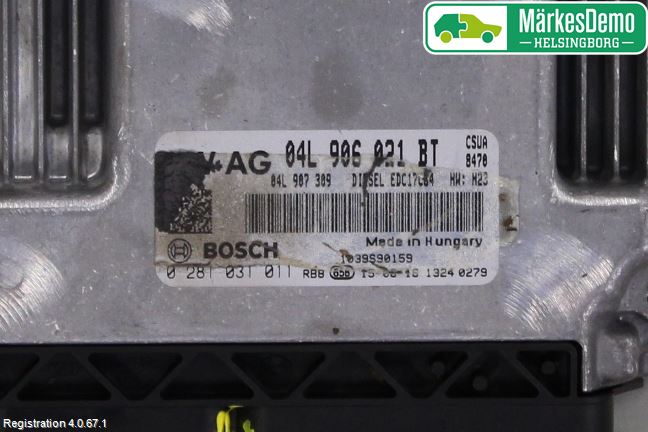 Audi A4 12-15 Styrenhet Inspump Diesel