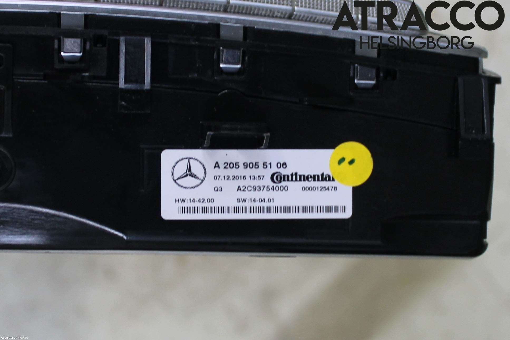 Mercedes-Benz MB C-KLASS (W205) 14-21 Ac Styrenhet Ac Manöveren