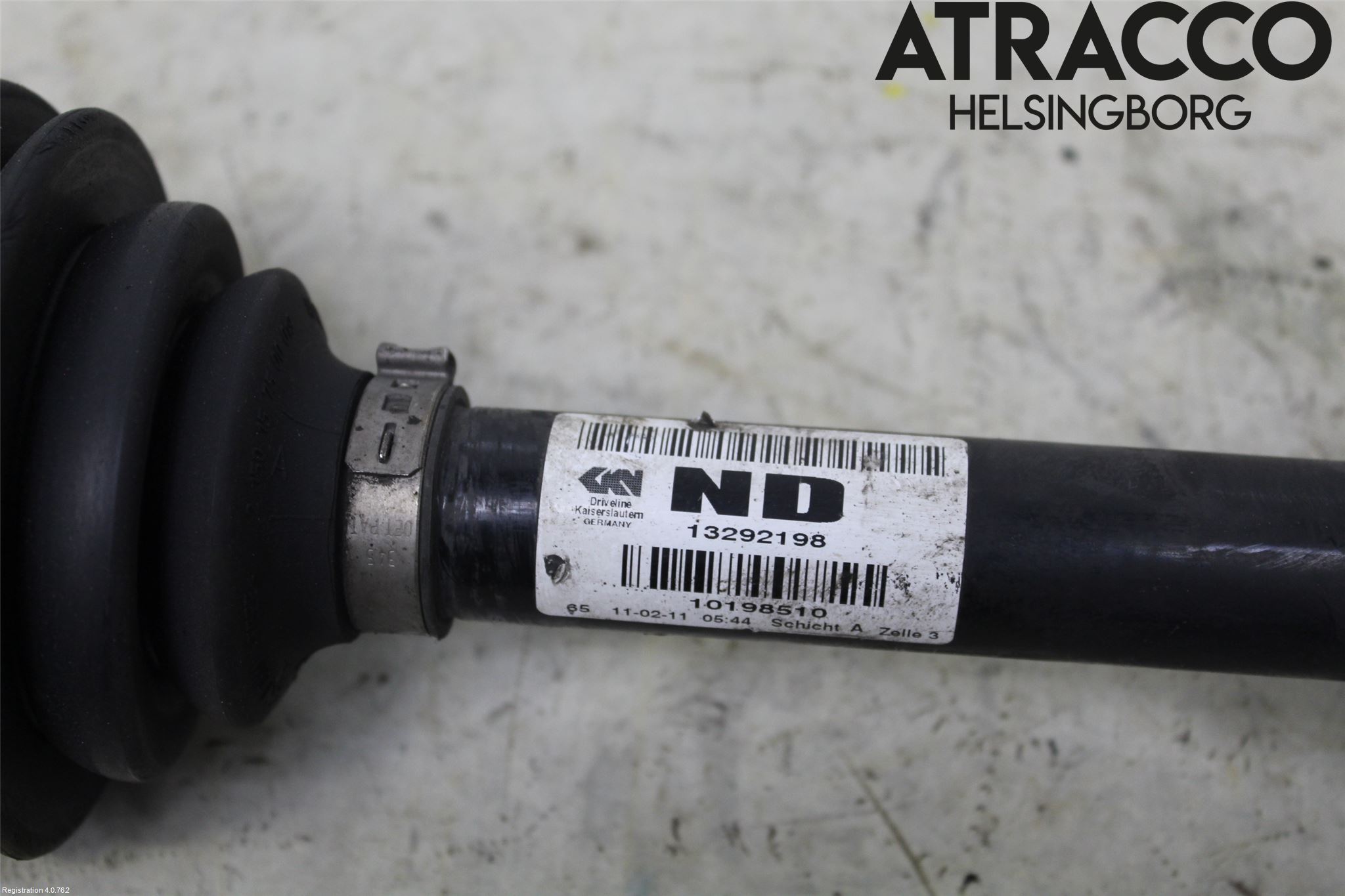 Opel INSIGNIA 09-16 Drivaxel Fram Vänster