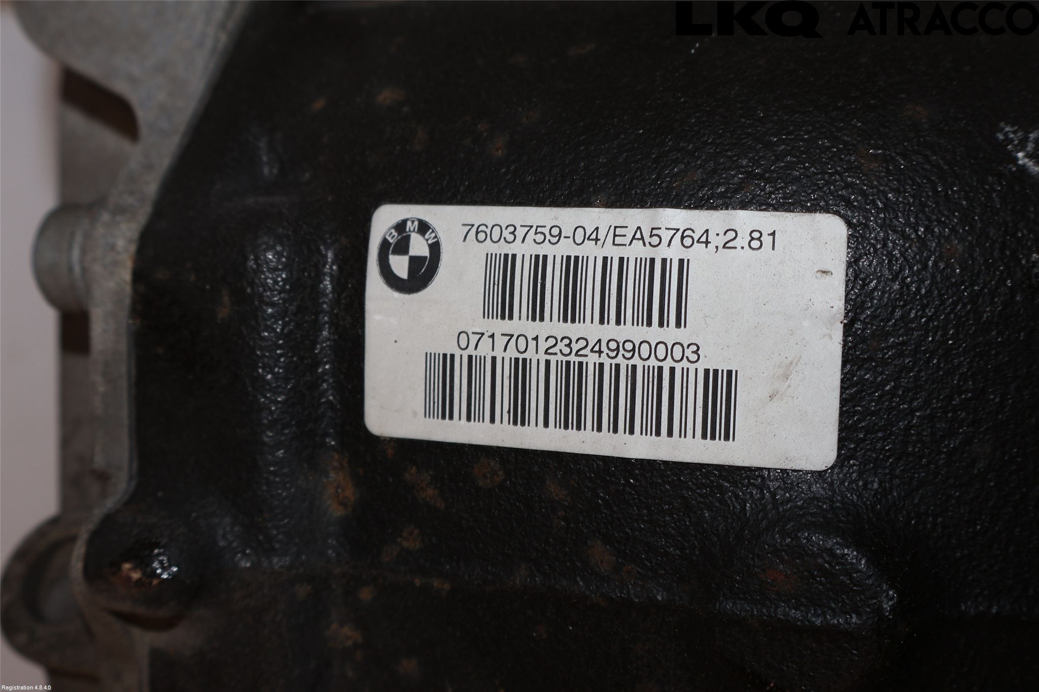 BMW 4 F32/F33/F82/F83 13-20 Bakväxel-Diff