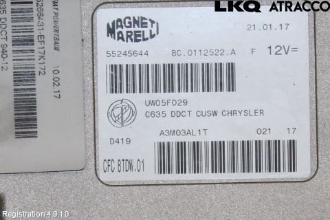 Alfa GIULIETTA Styrenhet Växellåda