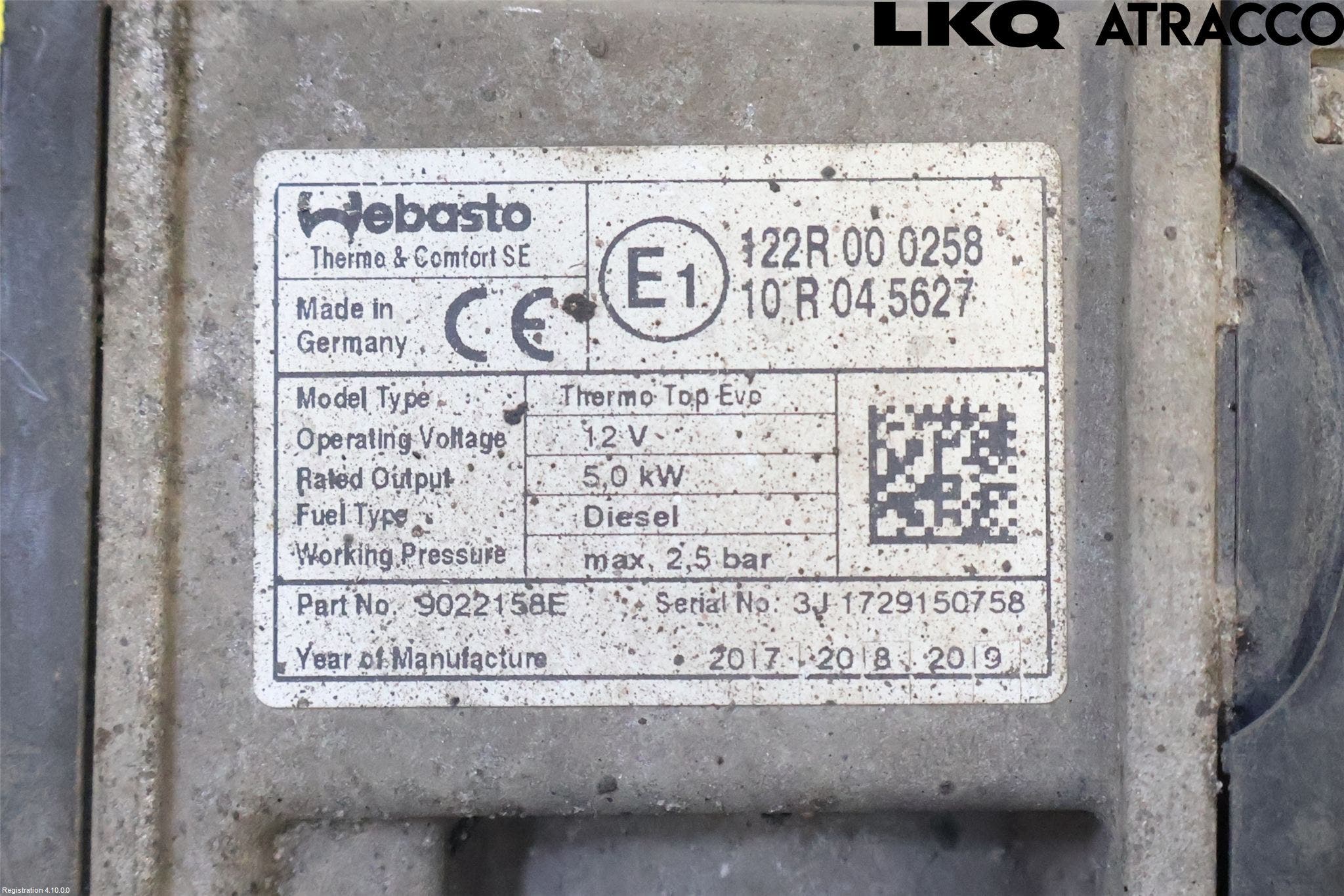 Peugeot EXPERT/E-EXPERT 17- Dieselvärmare