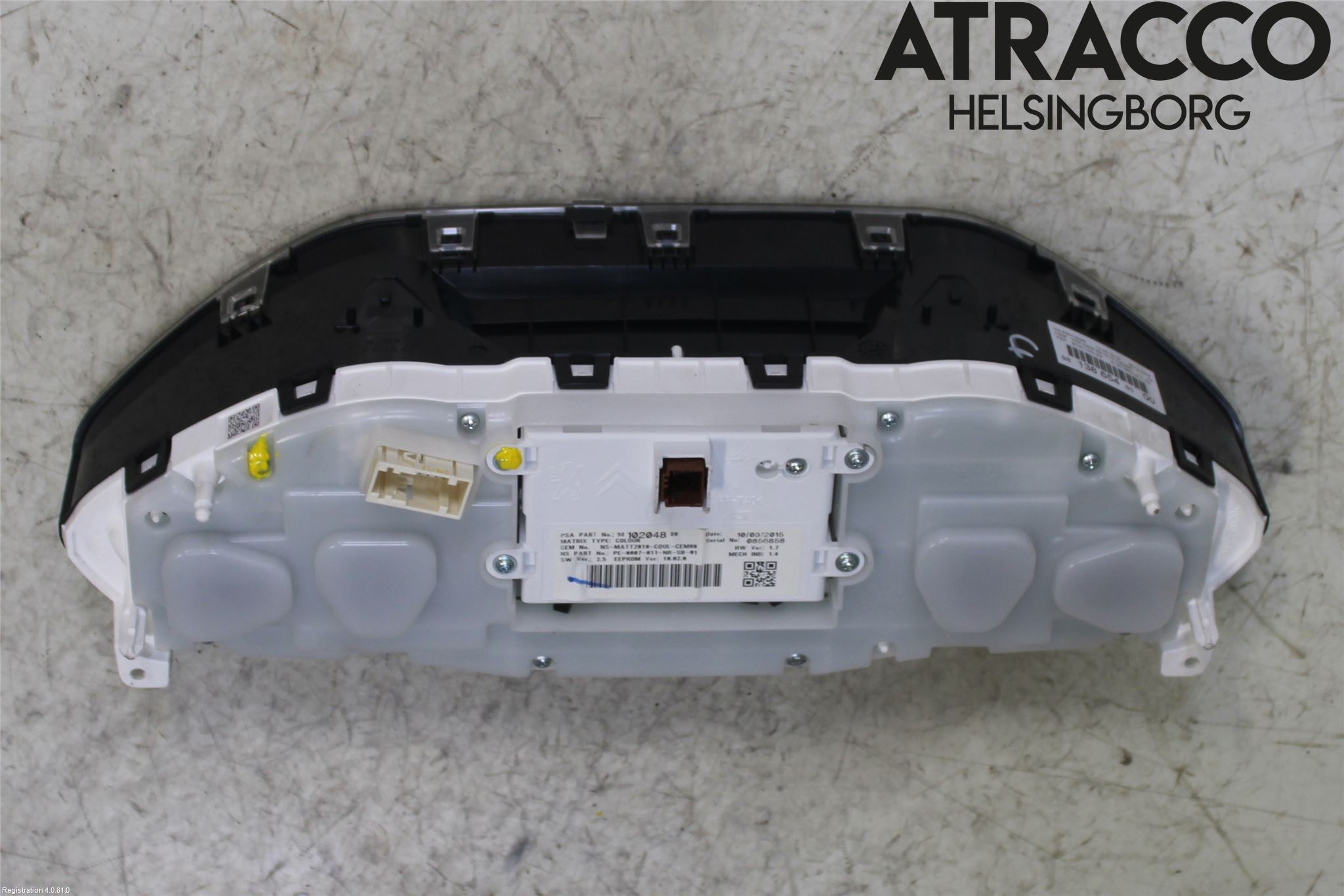 Peugeot 2008 13-20 Instrument Komb