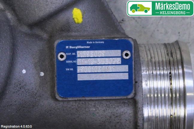 Volvo XC60 14-17 Laddluft-Intercoolerrör