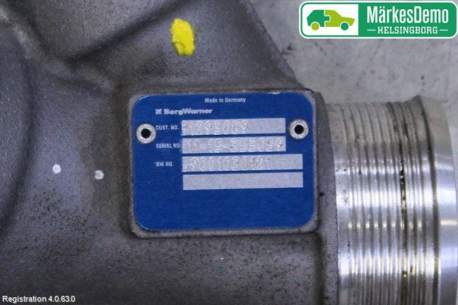 Volvo XC60 14-17 Laddluft-Intercoolerrör