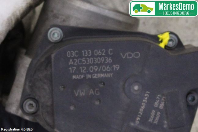 Volkswagen VW GOLF VI 09-13 Injspjällhus