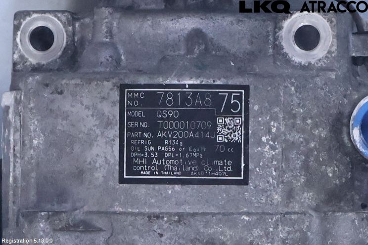 Mitsubishi OUTLANDER 13-21 Ac Kompressor