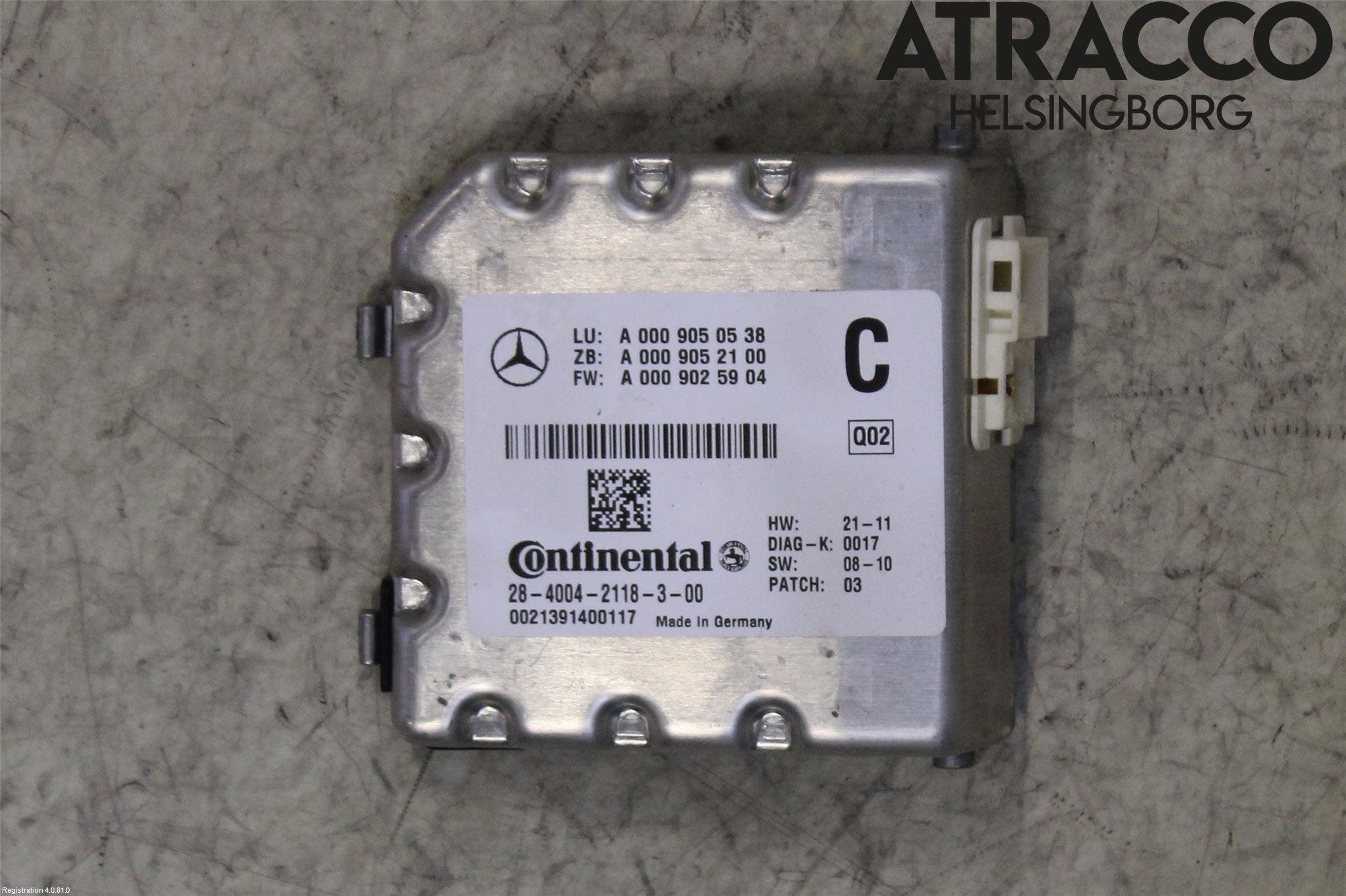 Mercedes-Benz MB GLK-KLASS (X204) 08-16 Sensor Aktivt Kollisionsskydd